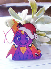 Load image into Gallery viewer, S P Y R O - Wood 2.5" Ornament Charm