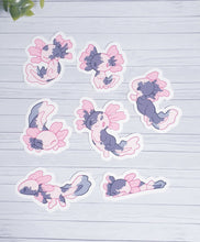 Load image into Gallery viewer, Axolotl Pink Mixed Sticker Pack