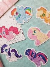 Load image into Gallery viewer, MLP Pony Main 6 Small Sticker Pack