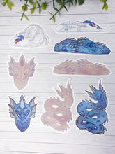 Load image into Gallery viewer, Sea Serpent & Basilisk Sticker Pack - Patreon Edition