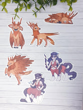 Load image into Gallery viewer, Peryton & Centaur Sticker Pack - Patreon Edition
