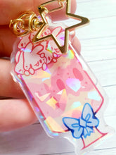 Load image into Gallery viewer, Bunny Glitter 2.5" Acrylic Charm