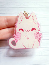 Load image into Gallery viewer, Cat Glitter 2.5" Acrylic Charm