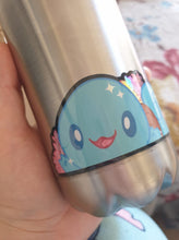 Load image into Gallery viewer, Charmander Peeker Hologrpahic Vinyl Sticker