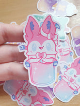 Load image into Gallery viewer, P o k e Bubble Tea Stickers