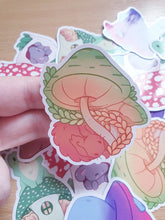 Load image into Gallery viewer, Mushroom Animals Stickers