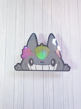 Load image into Gallery viewer, Totoro Peeker Hologrpahic Vinyl Sticker