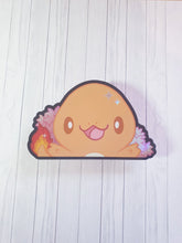 Load image into Gallery viewer, Charmander Peeker Hologrpahic Vinyl Sticker