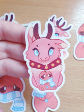 Load image into Gallery viewer, Reindeer & Gingerbread Man Stickers