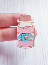 Load image into Gallery viewer, Glass Milk Cow Pin
