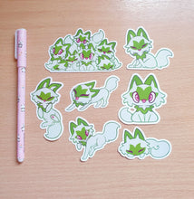 Load image into Gallery viewer, Sprigatito Sticker Pack