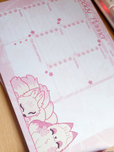 Load image into Gallery viewer, Kitsune A4 Weekly Planner NotePad