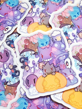 Load image into Gallery viewer, Ghost P o k e Group Sticker