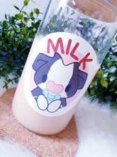 Load image into Gallery viewer, Cow Milk Can Glass