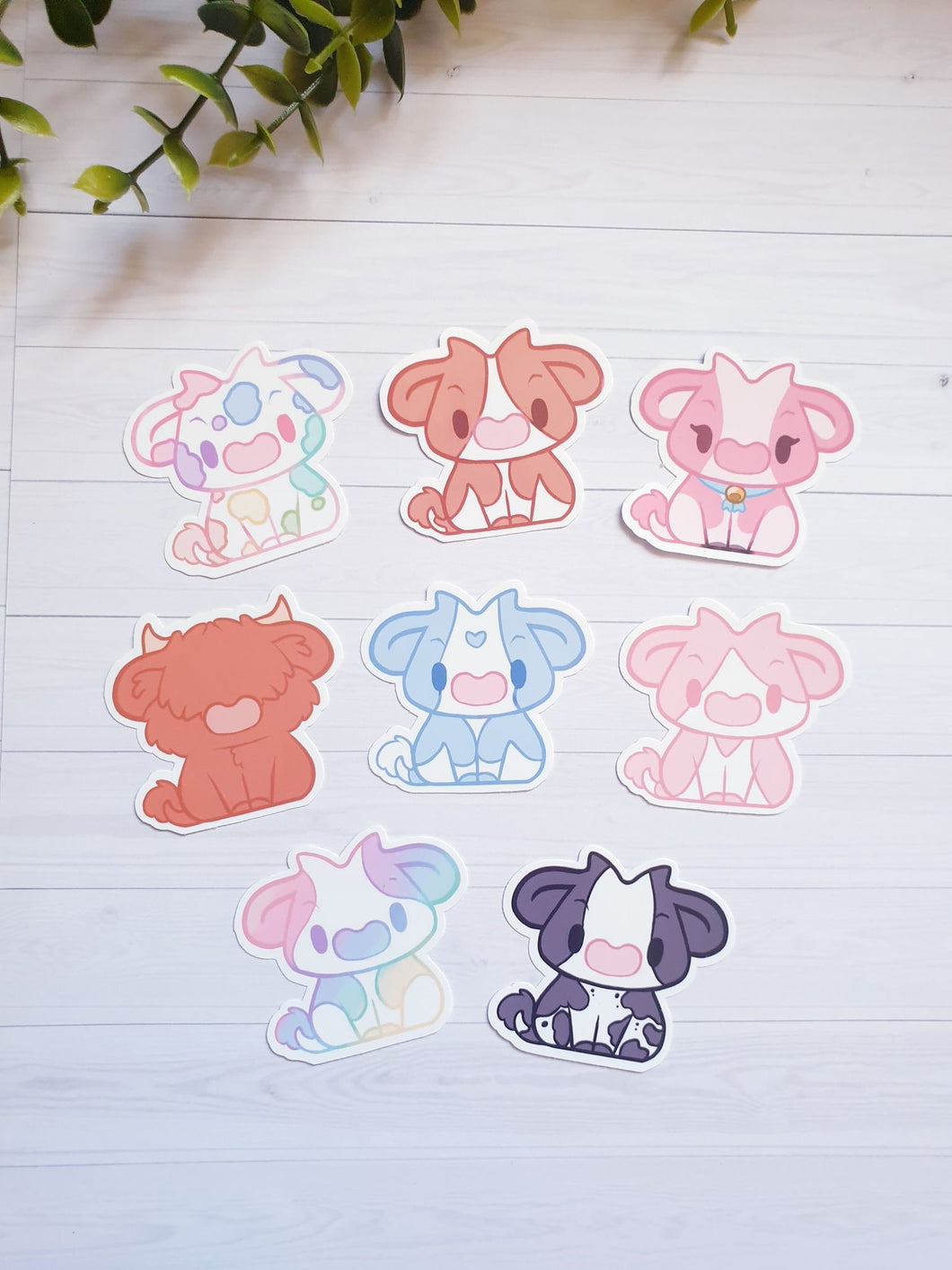 Cows Sticker Pack