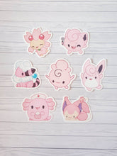 Load image into Gallery viewer, Pink P o k e 1 Sticker Pack