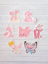 Load image into Gallery viewer, Pink P o k e 2 Sticker Pack