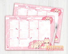 Load image into Gallery viewer, Kitsune A4 Weekly Planner NotePad