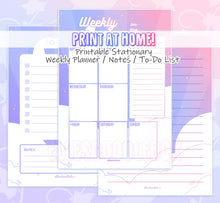 Load image into Gallery viewer, Moon & Stars - Digital Stationary Set