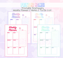 Load image into Gallery viewer, Plain / Simple Digital Weekly Planner