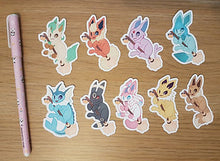 Load image into Gallery viewer, Eeveelution Sticker Pack Halloween