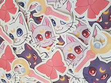 Load image into Gallery viewer, Sailor Moon Cats Sticker Pack