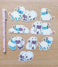 Load image into Gallery viewer, Wooloo & Mareep Sticker Pack
