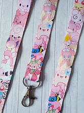 Load image into Gallery viewer, Pink P o k e Lanyard