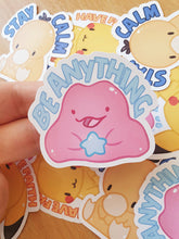 Load image into Gallery viewer, P o k e quote Stickers