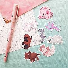Load image into Gallery viewer, Sea Creatures 2 Small Sticker Pack
