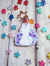 Load image into Gallery viewer, Cat Pink 2in Acrylic Charm