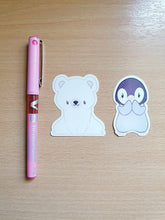 Load image into Gallery viewer, Polar Bear & Penguin Sticker