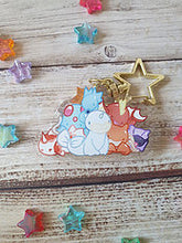 Load image into Gallery viewer, Water P o k e 2 / 2in Acrylic Charm