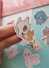 Load image into Gallery viewer, Ghost P o k e Set 2 Small Sticker Set