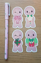Load image into Gallery viewer, Gingerbread Men Stickers 1