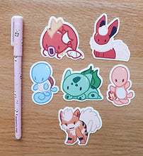Load image into Gallery viewer, P o k e Chibi Stickers