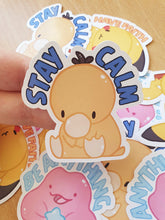 Load image into Gallery viewer, P o k e quote Stickers