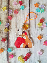 Load image into Gallery viewer, Fox Clear 2in Acrylic Charm
