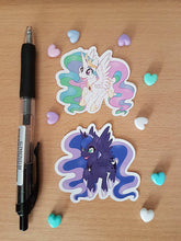 Load image into Gallery viewer, Celestia Luna Pony Stickers