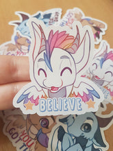 Load image into Gallery viewer, Quote Dragon Stickers