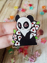 Load image into Gallery viewer, Panda Clear 2in Acrylic Charm