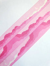 Load image into Gallery viewer, Pink Clouds Glitter Washi Tape