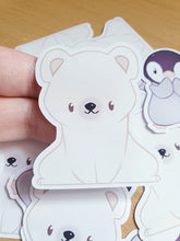 Load image into Gallery viewer, Polar Bear & Penguin Sticker