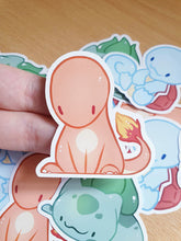 Load image into Gallery viewer, P o k e Starters Stickers 2