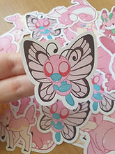 Load image into Gallery viewer, Pink P o k e Stickers 2