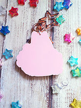 Load image into Gallery viewer, Cat Pink 2in Acrylic Charm