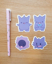 Load image into Gallery viewer, Gengar Evolution Stickers

