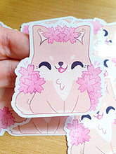 Load image into Gallery viewer, Animal Sakura Stickers