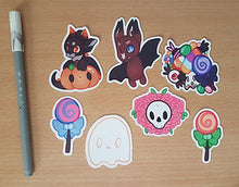 Load image into Gallery viewer, Halloween Stickers Set 2
