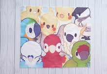 Load image into Gallery viewer, Birds / Lens Cleaning Cloth - for glasses &amp; screens / Microfiber
